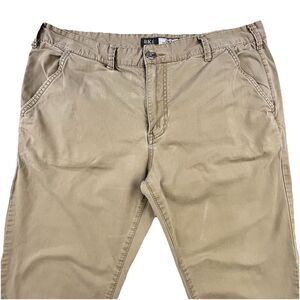 BKE Buckle Jake Chino Pants Men 38x31 Khaki Beige Casual Stretch Straight Work